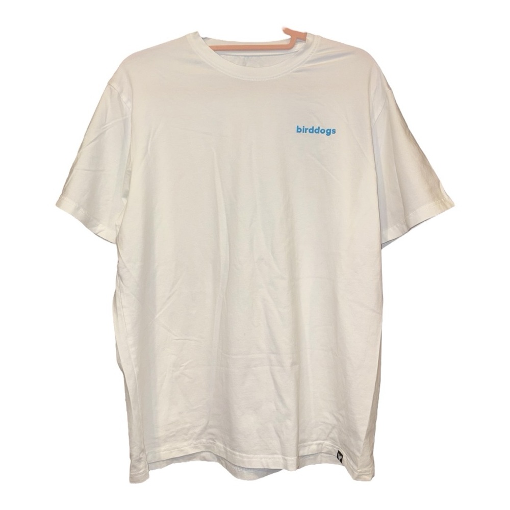 Birddogs White Graphic Logo T-Shirt NWOT Size L